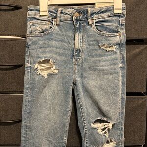 AE - 
Super hi rise flare 
Next level stretch